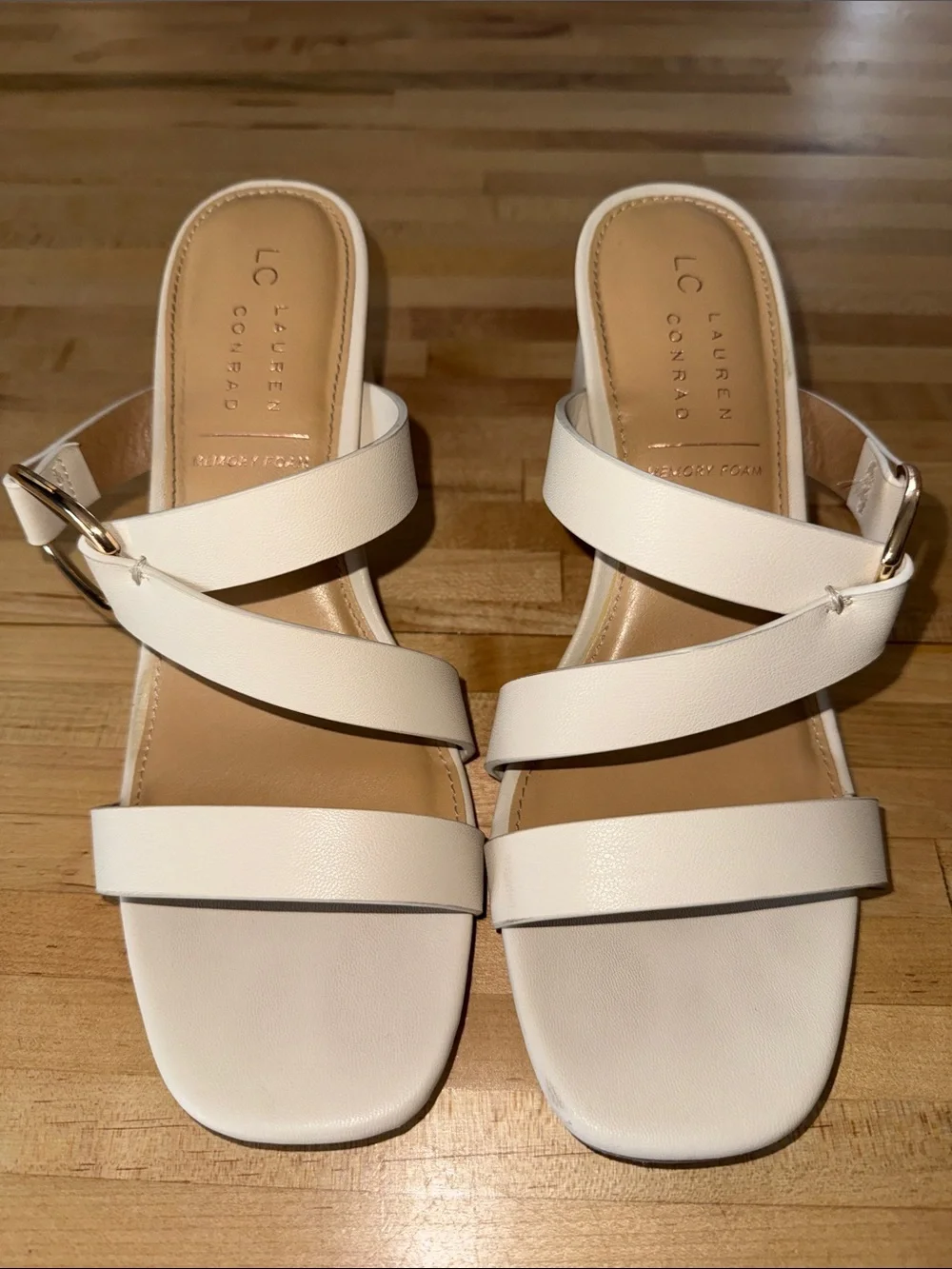 LC Lauren Conrad Canelle Women's Asymmetrical Heels